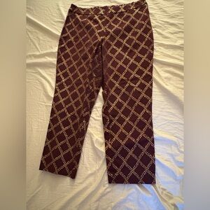 Chic Geometric Patterned Pants